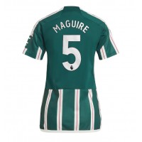 Zenski Nogometni Dres Manchester United Harry Maguire #5 Gostujuci 2023-24 Kratak Rukav